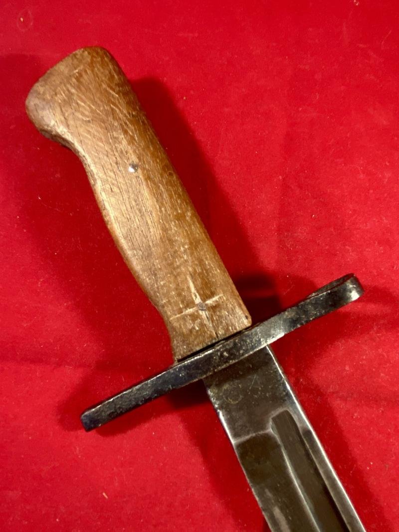 WW2 Japanese Type 30 Arisaka Bayonet and Scabbard with Repaired Grip — image 6