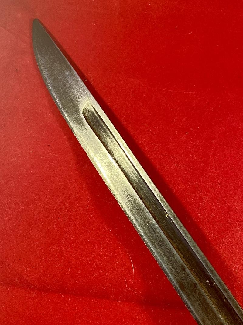 WW2 Japanese Type 30 Arisaka Bayonet and Scabbard with Repaired Grip — image 8