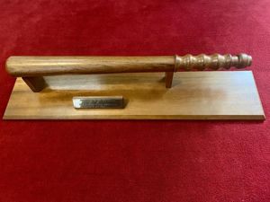 Scottish Police Presentation Truncheon with Display Stand to CDR. G.C. …