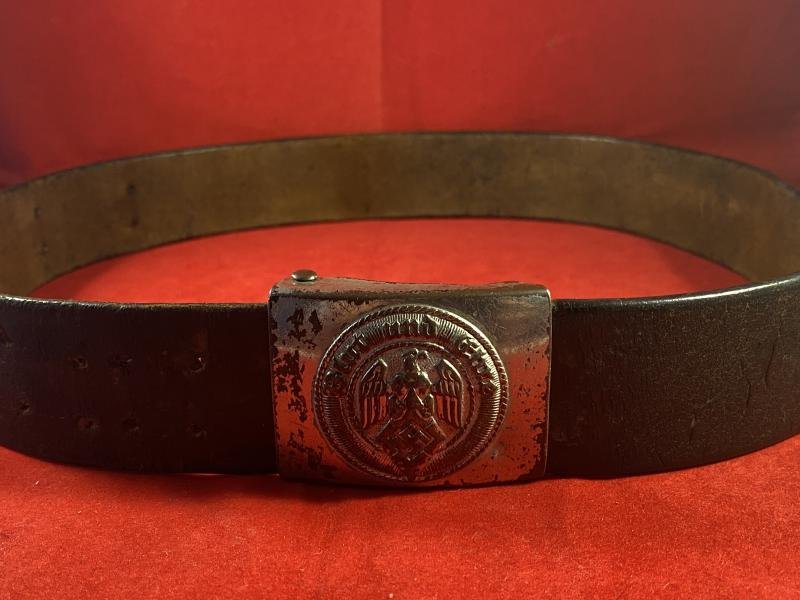 Original WW2 Period German Hitler Youth Belt with Buckle — image 2