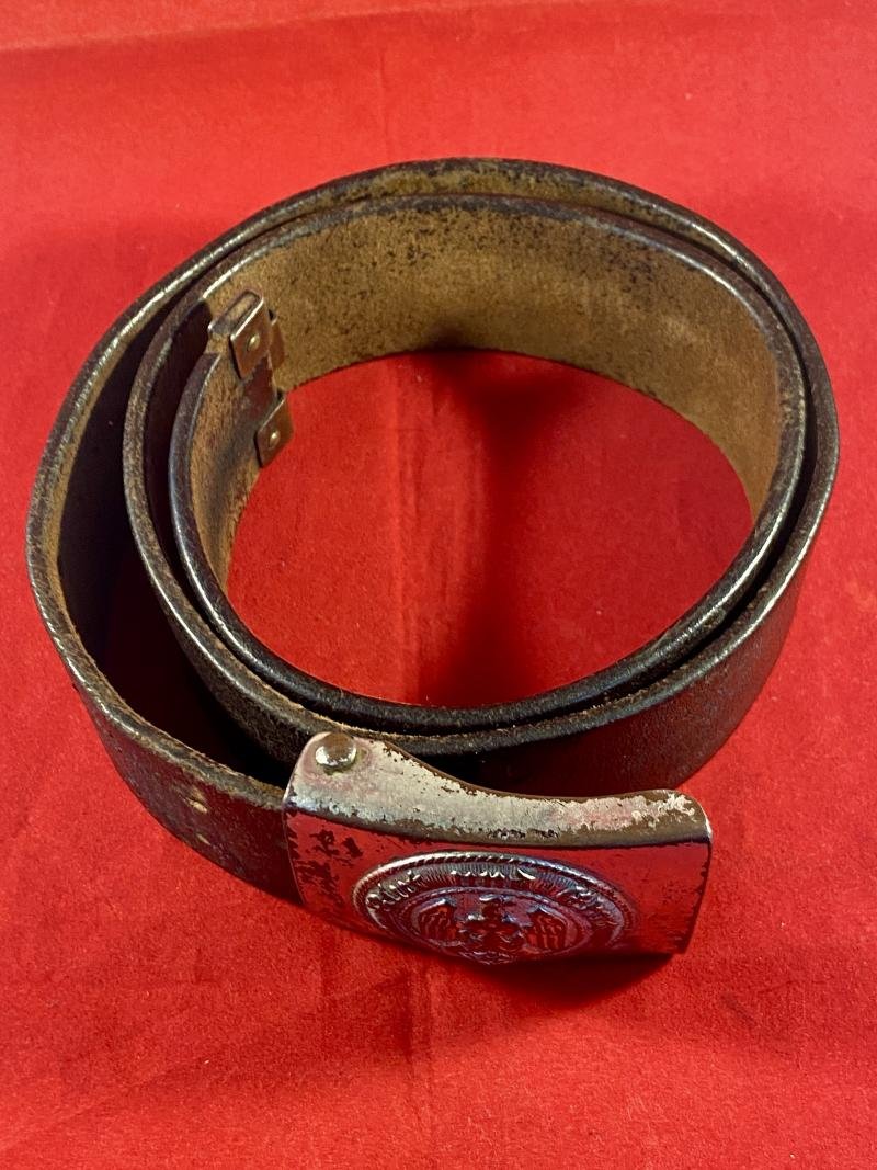 Original WW2 Period German Hitler Youth Belt with Buckle — image 3