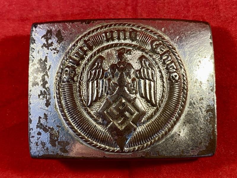 Original WW2 Period German Hitler Youth Belt with Buckle — image 4