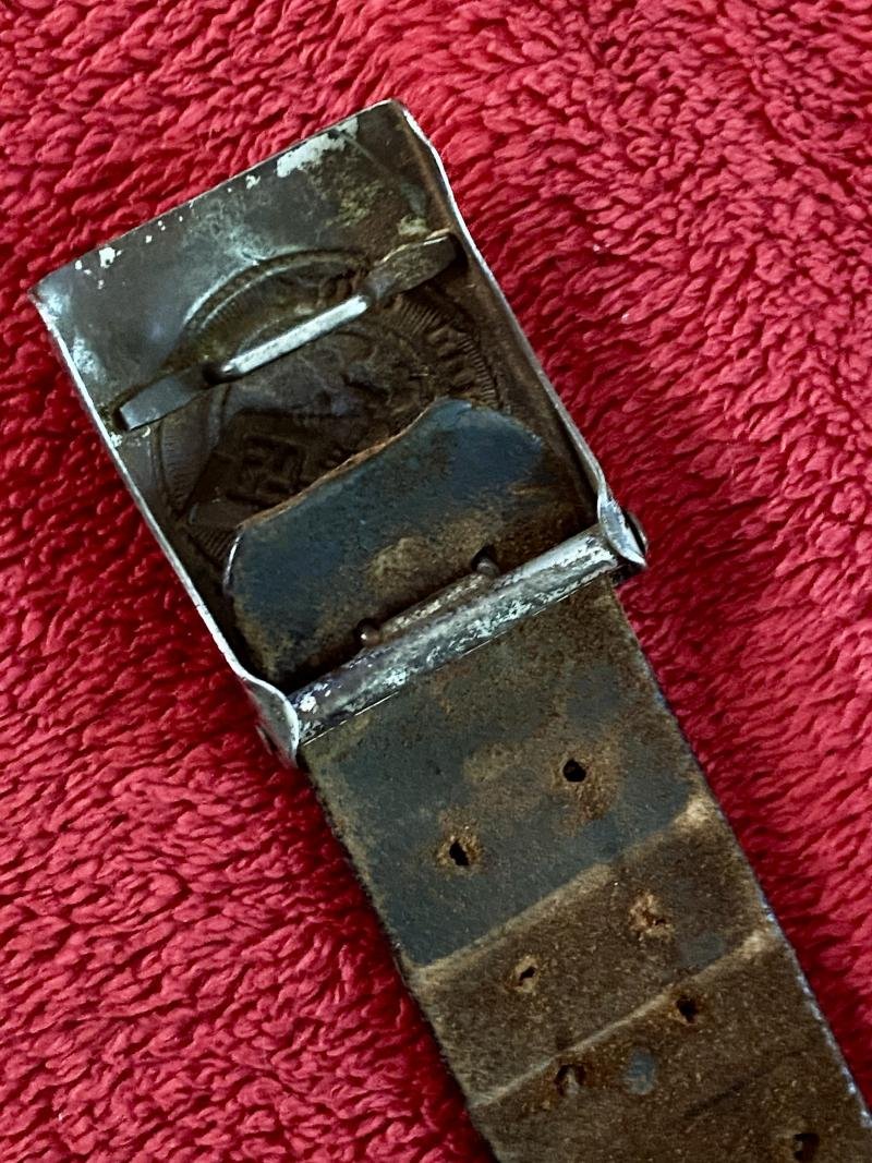 Original WW2 Period German Hitler Youth Belt with Buckle — image 7