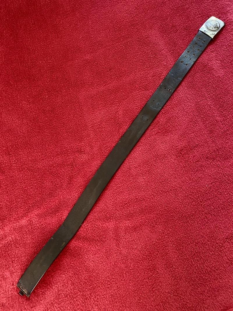 Original WW2 Period German Hitler Youth Belt with Buckle — image 8