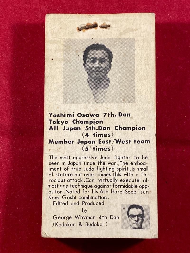 Scarce Vintage Martial Arts Judo Flip-Book – O GURUMA - by Yoshimi Osawa 7th Dan c1960 — image 2