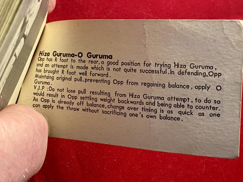 Scarce Vintage Martial Arts Judo Flip-Book – O GURUMA - by Yoshimi Osawa 7th Dan c1960 — image 5
