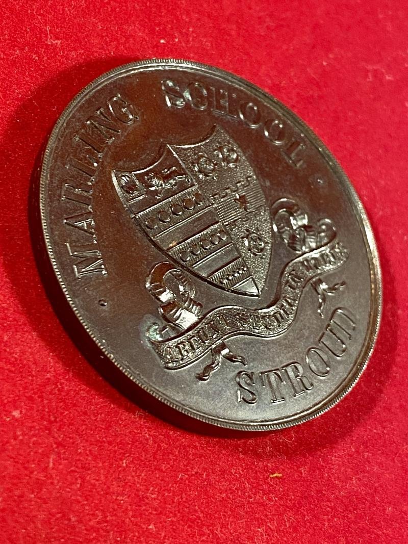 Antique Cased Bronze Medallion from Marling School Stroud Awarded for 220yds Athletic Race - to J.H. VINER in 1924 — image 5