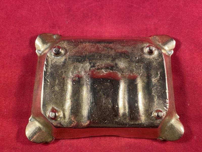 WW1 Souvenir Gilt Brass MENIN GATE Ashtray — image 7