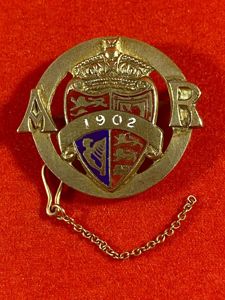 Scarce Gilt and Enamel 1902 Royal Coronation Brooch - from …