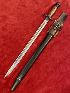Interesting British WW1 SMLE 1907 Pattern Wilkinson Bayonet with Scabbard …