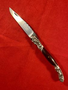 French Le Berger – Laguiole - Folding Knife with Silver …