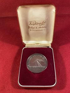 Cased Hallmarked Silver Commemorative Medallion - 150th Anniversary (1822-1972) of …