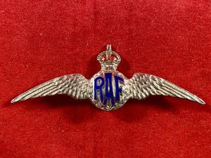Early WW2 RAF “Wings” Sweetheart Brooch - Sterling Silver and …