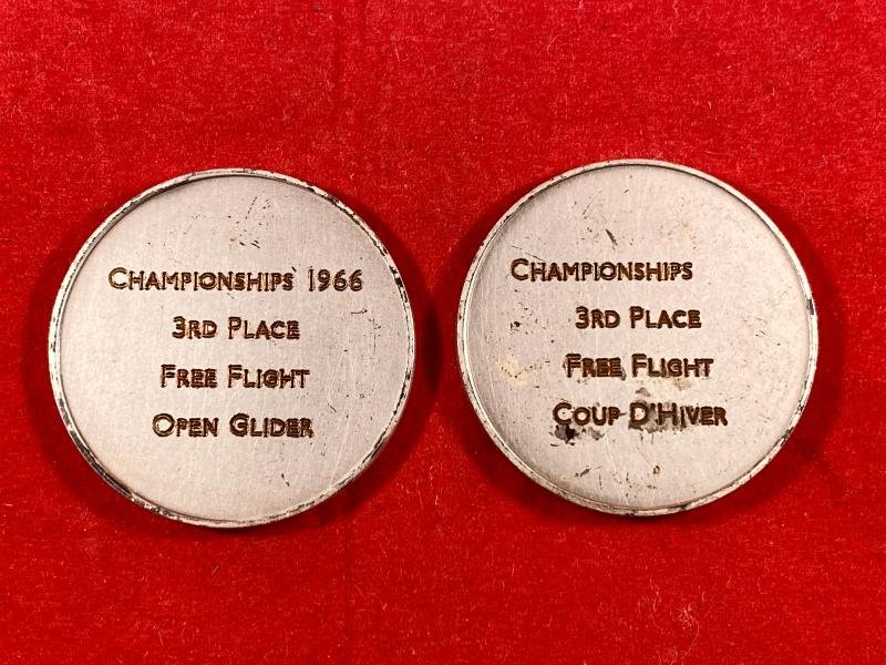 Two Vintage RAF Model Aircraft Association Championship Medals - c1966 — image 2