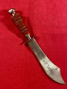 WW1 Trench Art Brass Letter Opener with a Beautiful Layered …