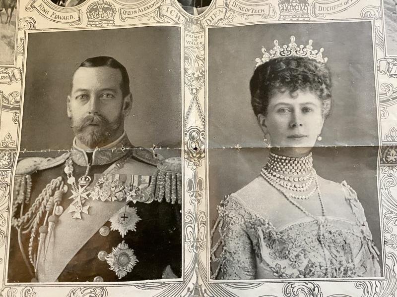 Large George V Coronation Souvenir Poster – Supplement to The St. Austell Star and Cornish Advertiser June 22nd 1911 — image 6