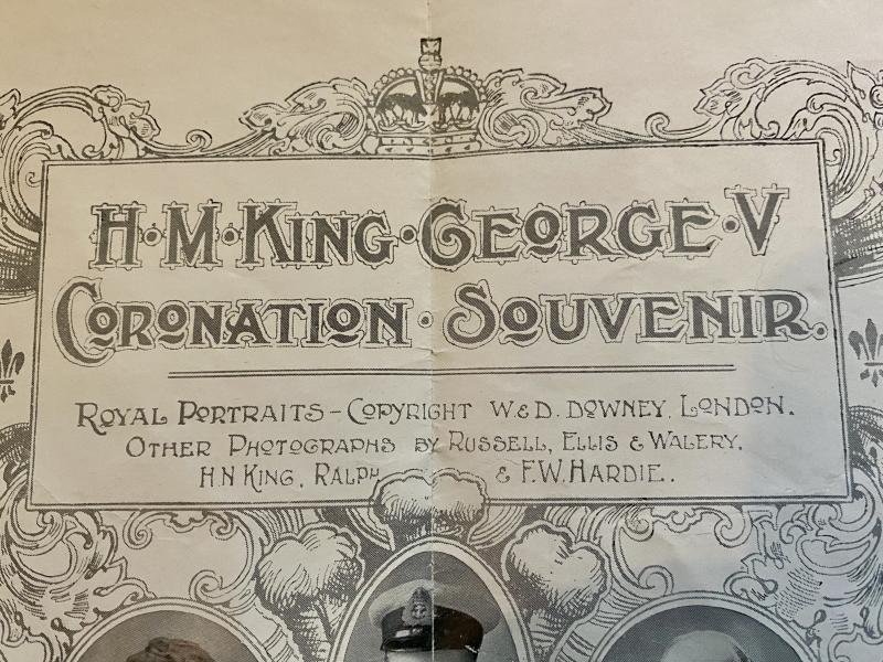 Large George V Coronation Souvenir Poster – Supplement to The St. Austell Star and Cornish Advertiser June 22nd 1911 — image 7