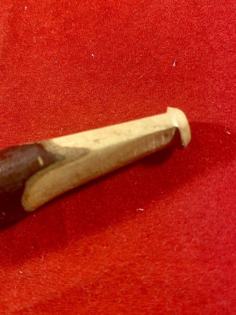 Two Unusual WW1 German Officer's Hazelnut Wood Cigar -Cigarette Holders in Original Box — image 10