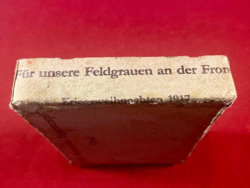 Two Unusual WW1 German Officer's Hazelnut Wood Cigar -Cigarette Holders in Original Box — image 7