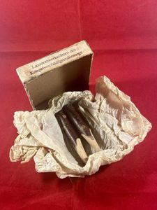 Two Unusual WW1 German Officer's Hazelnut Wood Cigar -Cigarette Holders …