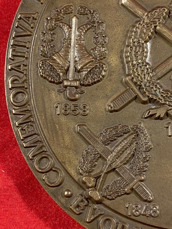 Vintage Bronze Limited Edition Commemorative Medallion - Coronel Frederico E. de Avellar Telles - Portuguese Military 1981 — image 6