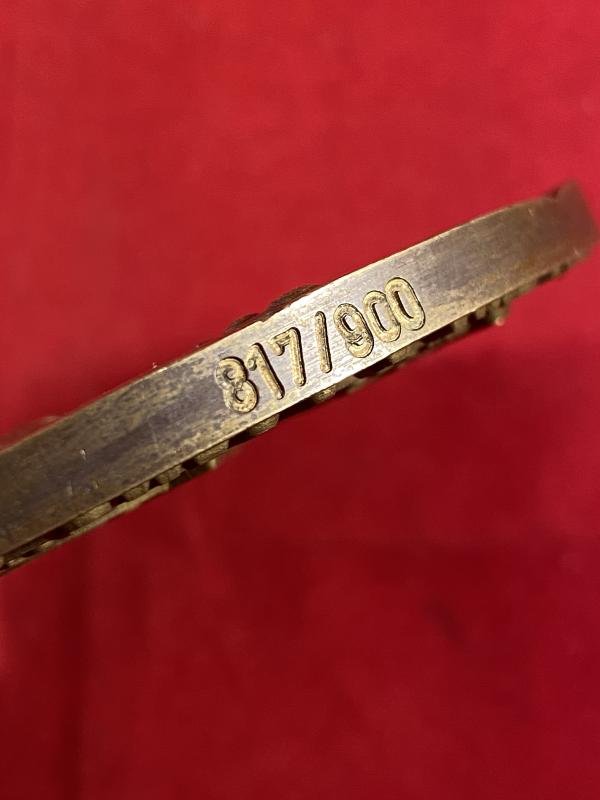 Vintage Bronze Limited Edition Commemorative Medallion - Coronel Frederico E. de Avellar Telles - Portuguese Military 1981 — image 7