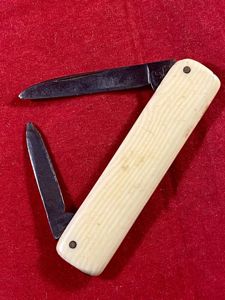 WW2 Period Gentleman's Double-Bladed Penknife by SMF Solingen c1940