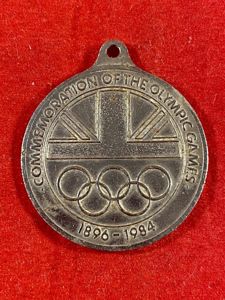 Commemoration of Olympic Games 1896- 1984 Collectors Medal - Fencing …