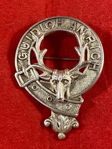 Vintage Hallmarked Silver MacKenzie Seaforth Highlanders Kilt Pin Brooch 1936 …