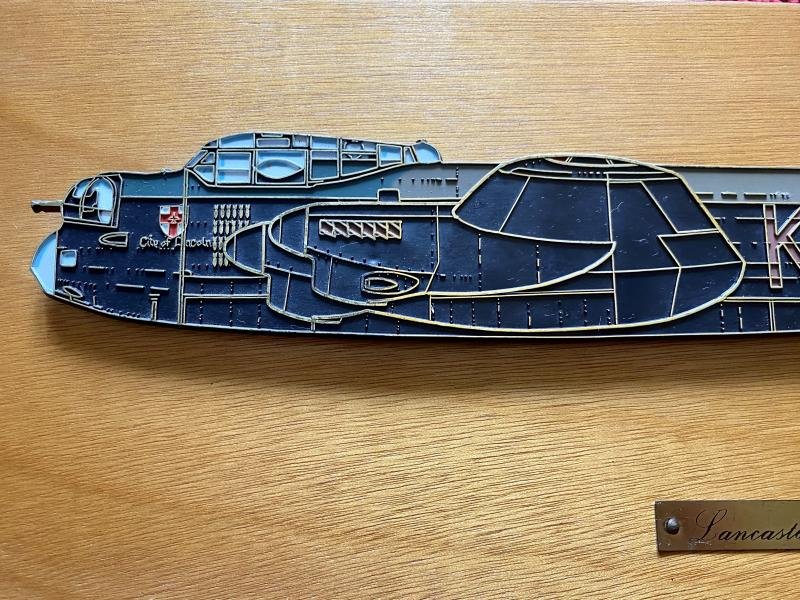 Limited Edition Battle of Britain Museum - Lancaster – Commemorative Wall Plaque with Certificate and Box c1978 — image 3