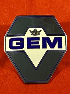 Vintage “Type 3” GEM Guild of Experienced Motorists Car Badge …