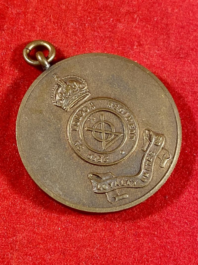 23rd Battalion - The London Regiment – Boxing Bronze Medal to Private R. Collins 1930 — image 4