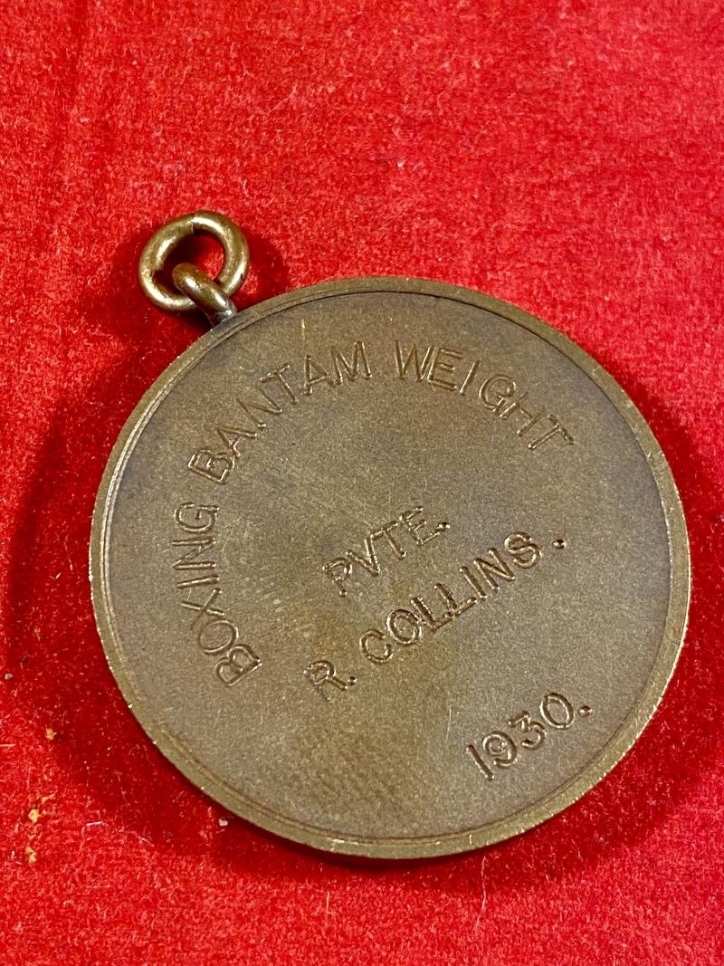 23rd Battalion - The London Regiment – Boxing Bronze Medal to Private R. Collins 1930 — image 5