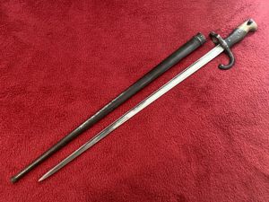 Austrian M1874 Gras Sword Bayonet with Scabbard made by Styer …