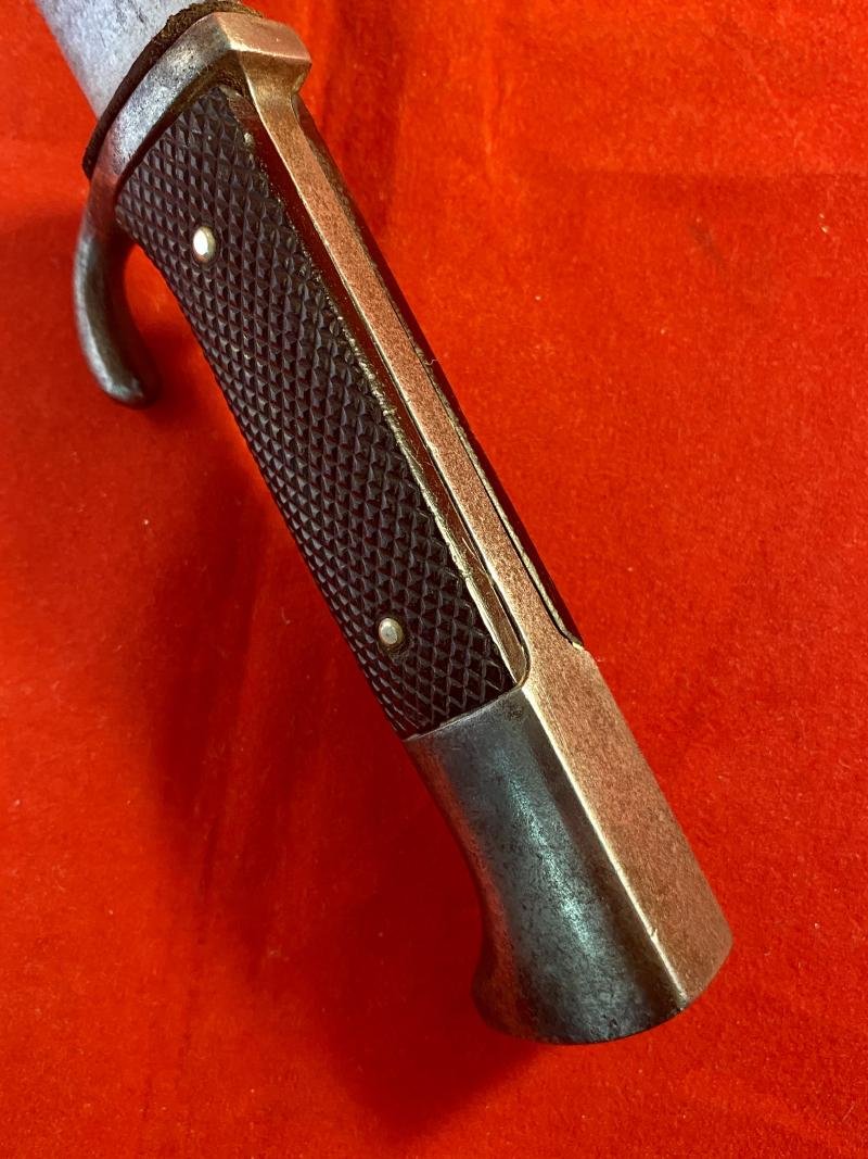 Original Early 1933-1936 Hitler Youth Knife by Rare Maker GRAWISO with faint Blut und Ehre! Motto — image 6