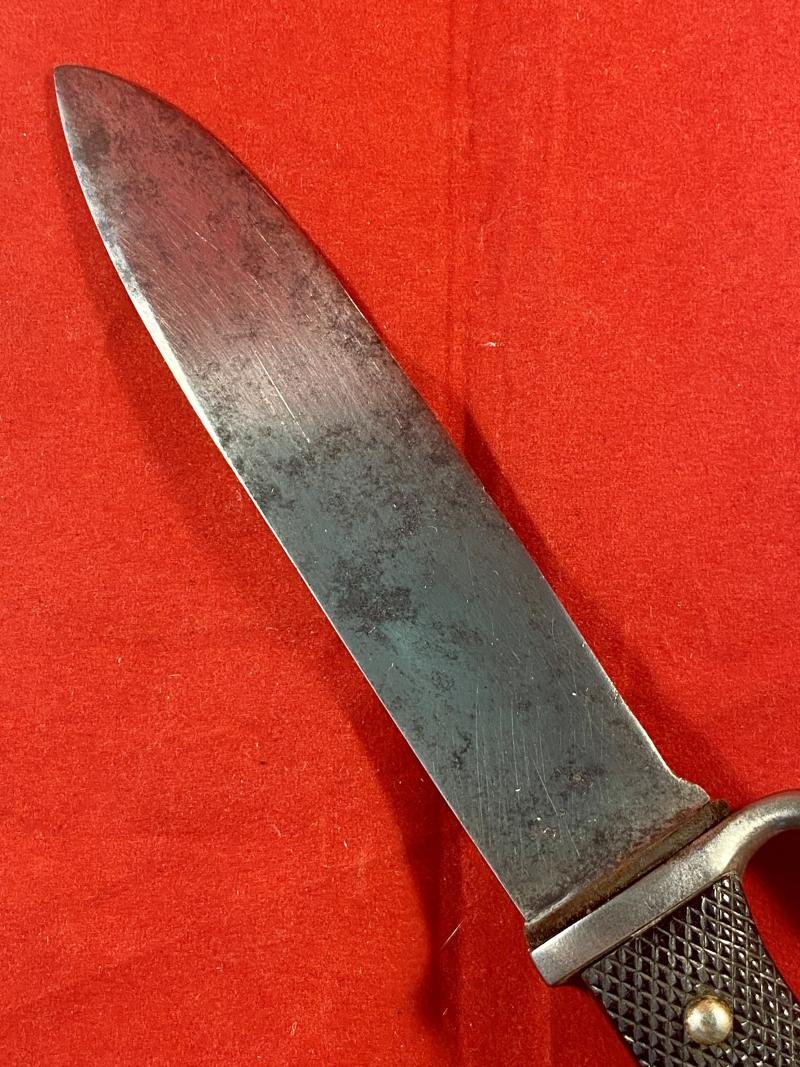 Original Early 1933-1936 Hitler Youth Knife by Rare Maker GRAWISO with faint Blut und Ehre! Motto — image 8