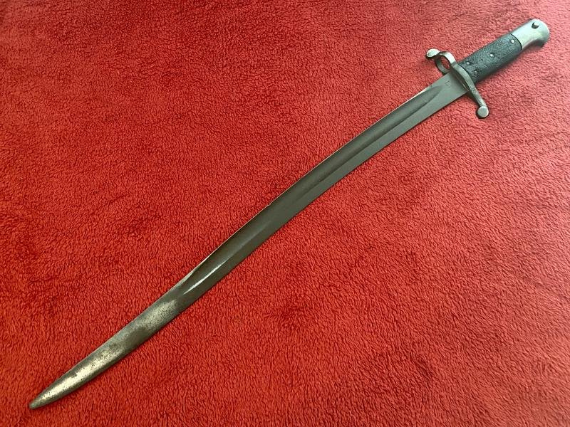 British 19th Century 1856/58 Pattern Yataghan sword bayonet by Alex Coppel Solingen — image 2