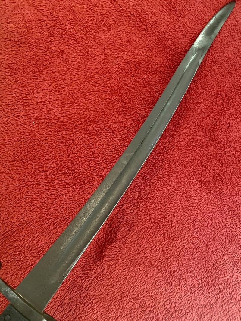 British 19th Century 1856/58 Pattern Yataghan sword bayonet by Alex Coppel Solingen — image 8
