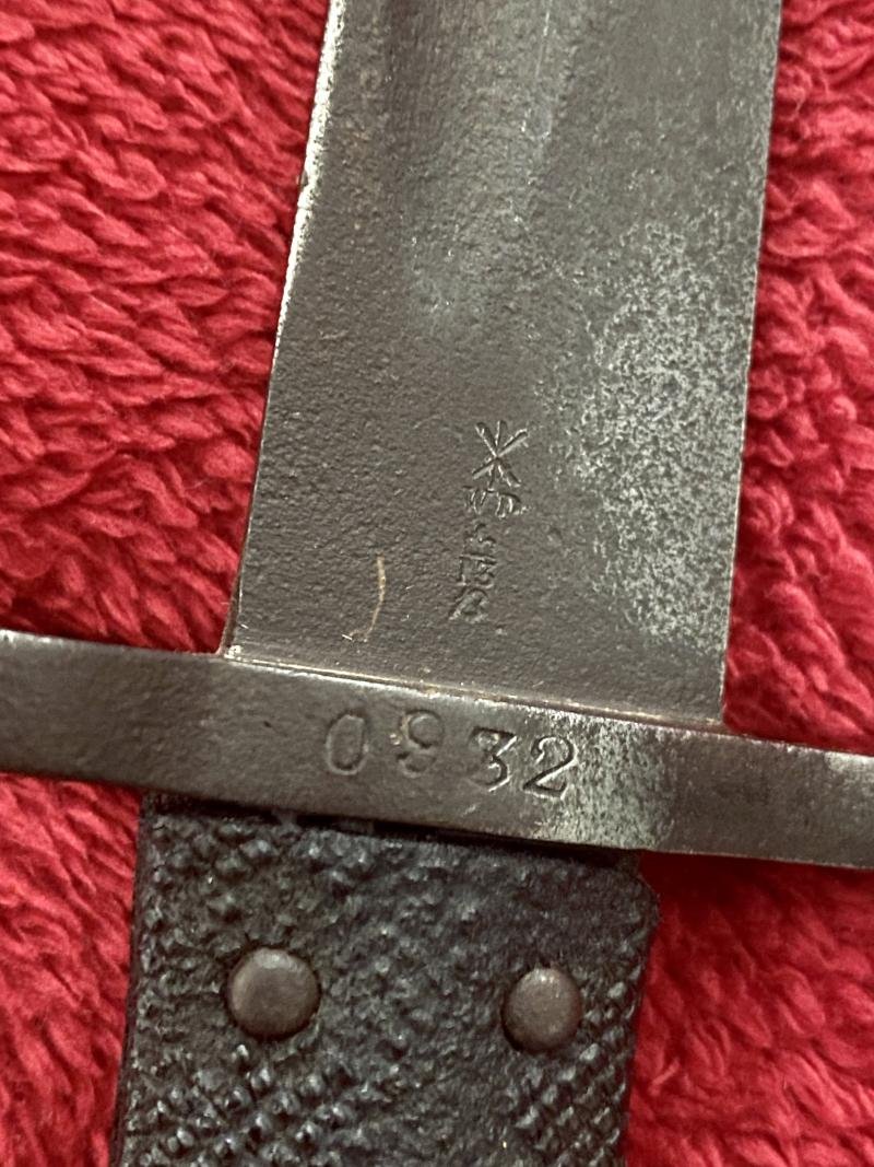 British 19th Century 1856/58 Pattern Yataghan sword bayonet by Alex Coppel Solingen — image 9