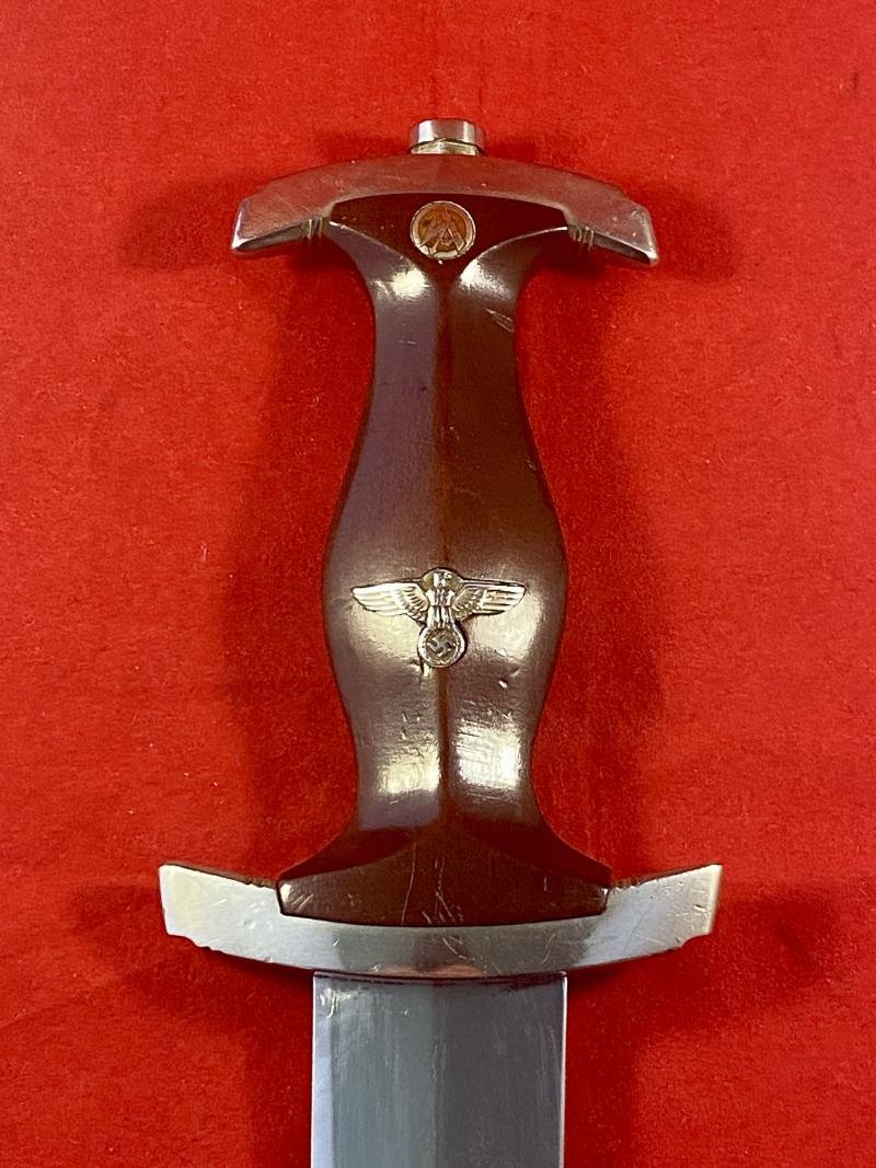 Early WW2 German SA Dagger by G. FELIX GLORIAWORK Solingen with Leather Hanger — image 5