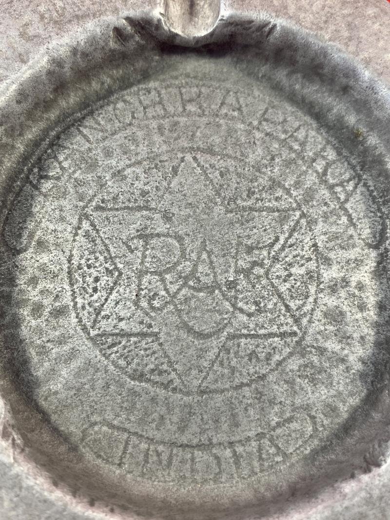 WW2 RAF Station Kanchrapara (India) Aluminium Ashtray — image 2