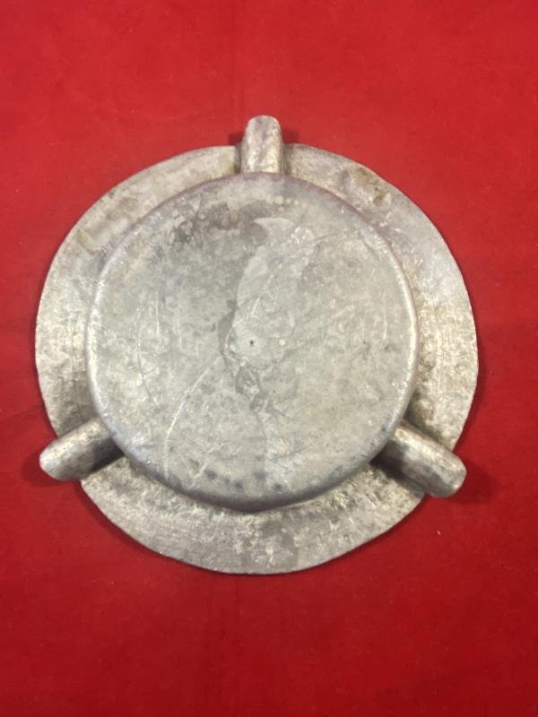 WW2 RAF Station Kanchrapara (India) Aluminium Ashtray — image 4