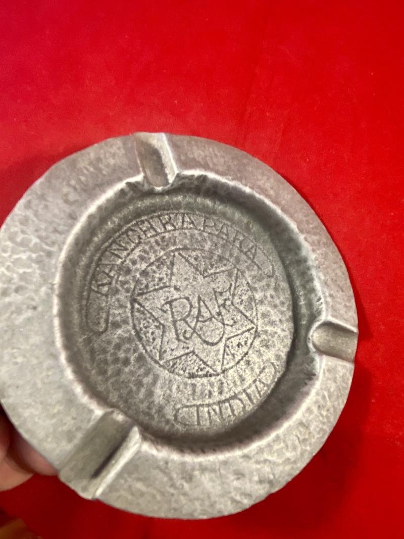 WW2 RAF Station Kanchrapara (India) Aluminium Ashtray — image 5