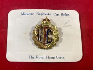 Gilt Metal and Enamel - WW1 Royal Flying Corps (RFC) …