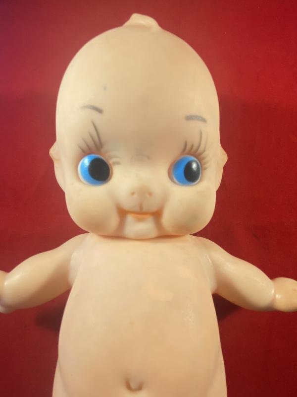 Vintage 9.5” Vinyl Kewpie Doll — image 4