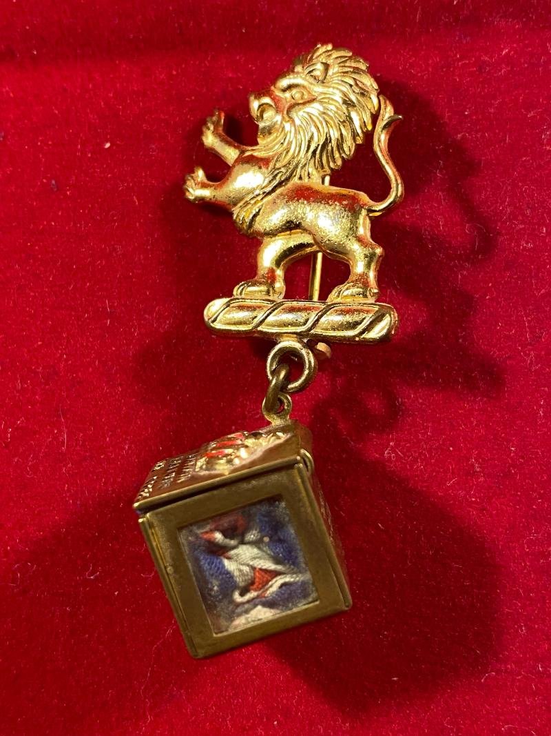 Rare WW2 “Bundles for Britain” Lion & Union Jack Brooch by Walter Lampl USA — image 8