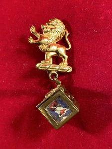 Rare WW2 “Bundles for Britain” Lion & Union Jack Brooch …