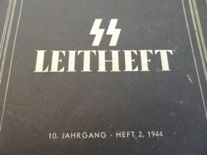 Original Third Reich Issue of the SS educational Booklet - …