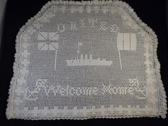 WW1 'Welcome Home' Hand Made Crochet Knitted Tea Cosy – Woman's Own Magazine Pattern c1916 — image 8