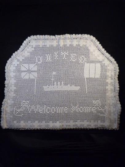 WW1 'Welcome Home' Hand Made Crochet Knitted Tea Cosy – Woman's Own Magazine Pattern c1916 — image 9